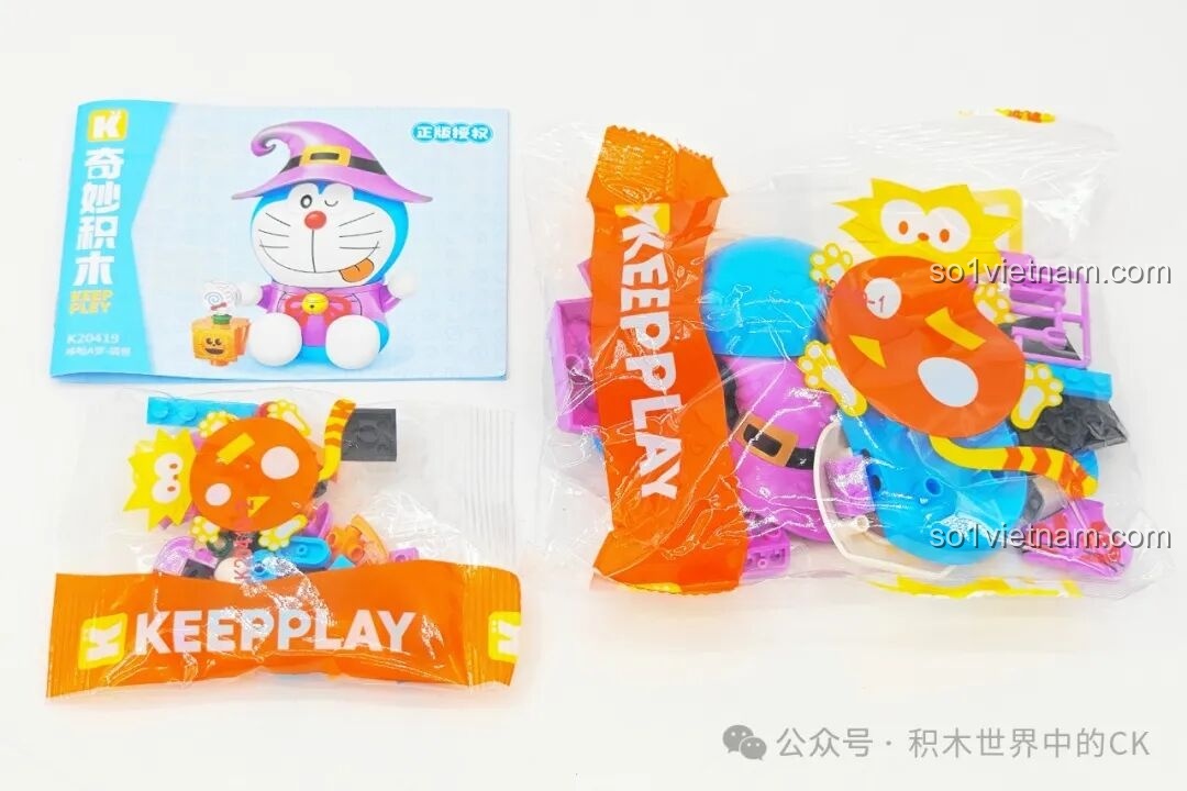 Chi tiết mô hình Doraemon Keeppley phiên bản Phù Thủy