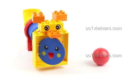 Hộp sản phẩm DUBIE 220 Bộ Lắp Ghép Đường Ống Cho Chó Con nhìn từ cạnh