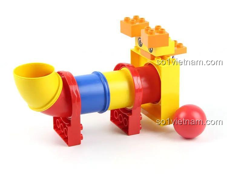 Mô hình DUBIE 220 Bộ Lắp Ghép Đường Ống Cho Chó Con lắp ráp với bóng