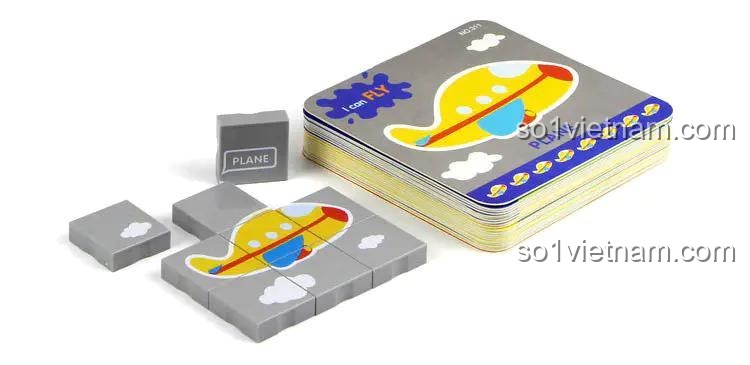 Mô hình máy bay lắp từ bộ đồ chơi DUBIE 410