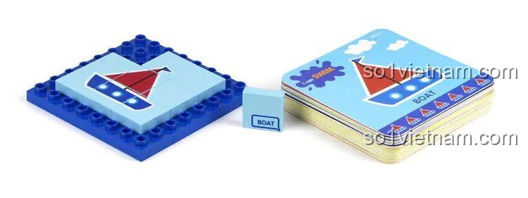 Mô hình tàu thủy lắp từ bộ đồ chơi DUBIE 410