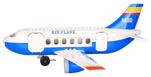 Mô hình máy bay A630 DUBIE 630 lắp ráp, đồ chơi máy bay chở khách cho bé 3 tuổi