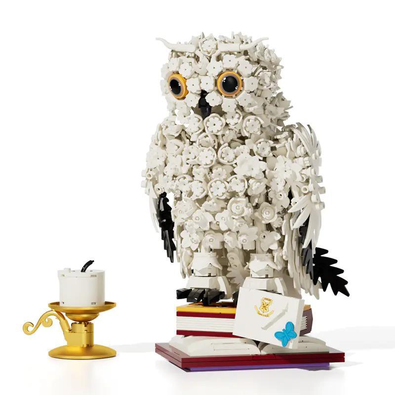 Mô hình bộ lắp ghép Cú Tuyết Hedwig Duomeka D1315, đồ chơi mô hình Hedwig - Sứ giả trung thành của Harry Potter dành cho bé trai và bé gái 6 tuổi, giá rẻ.