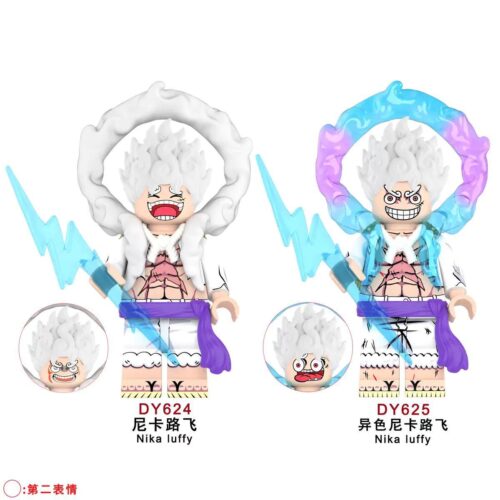Minifigure Nika Luffy DY624, 2 mẫu, nhân vật Monkey D. Luffy, đồ chơi lắp ghép cho bé trai 6 tuổi, giá tốt