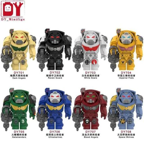 8 Mô Hình Nhân Vật Warhammer 40,000 DY703, Figure Warhammer 40,000, Nhân vật Lính, Chiến binh Tương lai, Đồ chơi nhân vật, Bộ lắp ghép, Bộ đồ chơi, Giá tốt