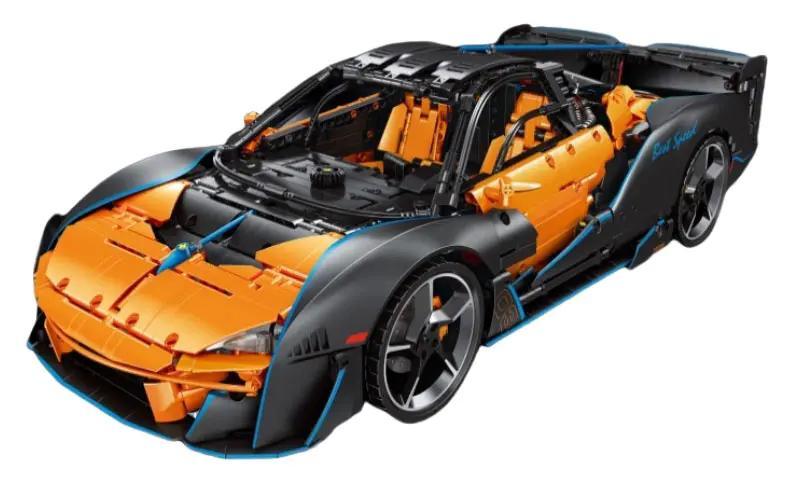 Mô hình siêu xe Sabre P1 màu cam đen EIKEE Y18001, đồ chơi lắp ghép Technic cho bé trai 14 tuổi, tốc độ đỉnh cao