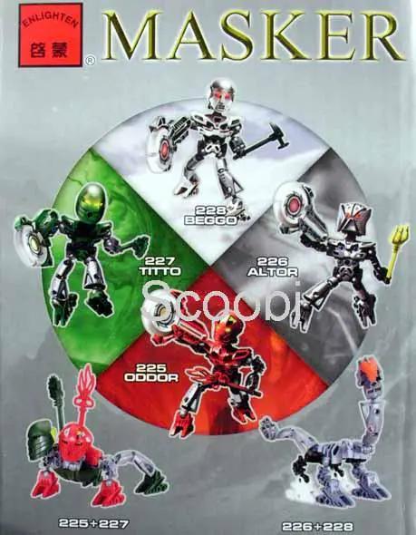Bộ lắp ghép Enlighten 227 Robot Chiến Binh TITTO MASKER giá tốt cho bé trai 8 tuổi, mô hình robot chiến binh TITTO MASKER chất lượng cao