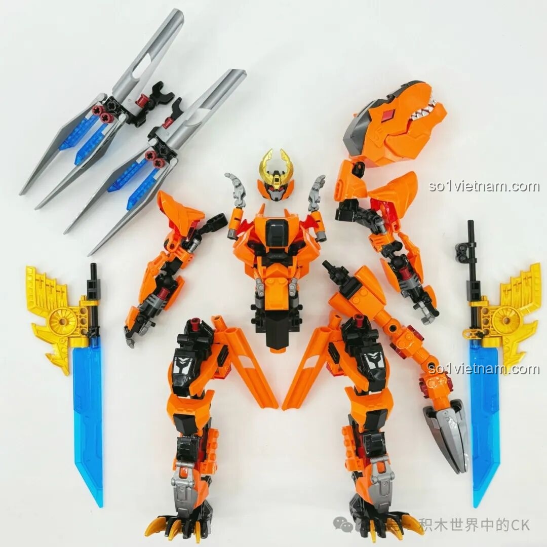 Các bộ phận của F5-A0007 được lắp ráp một phần