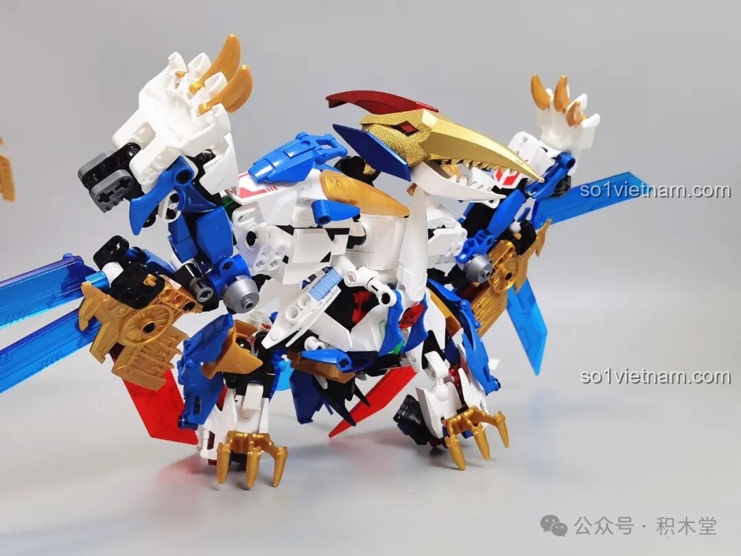 Khủng long F5 A0007 dạng đứng với vũ khí