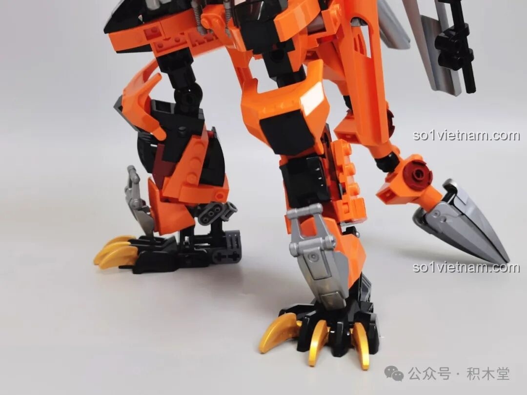 Khủng long F5 A0007 dạng đứng với vũ khí