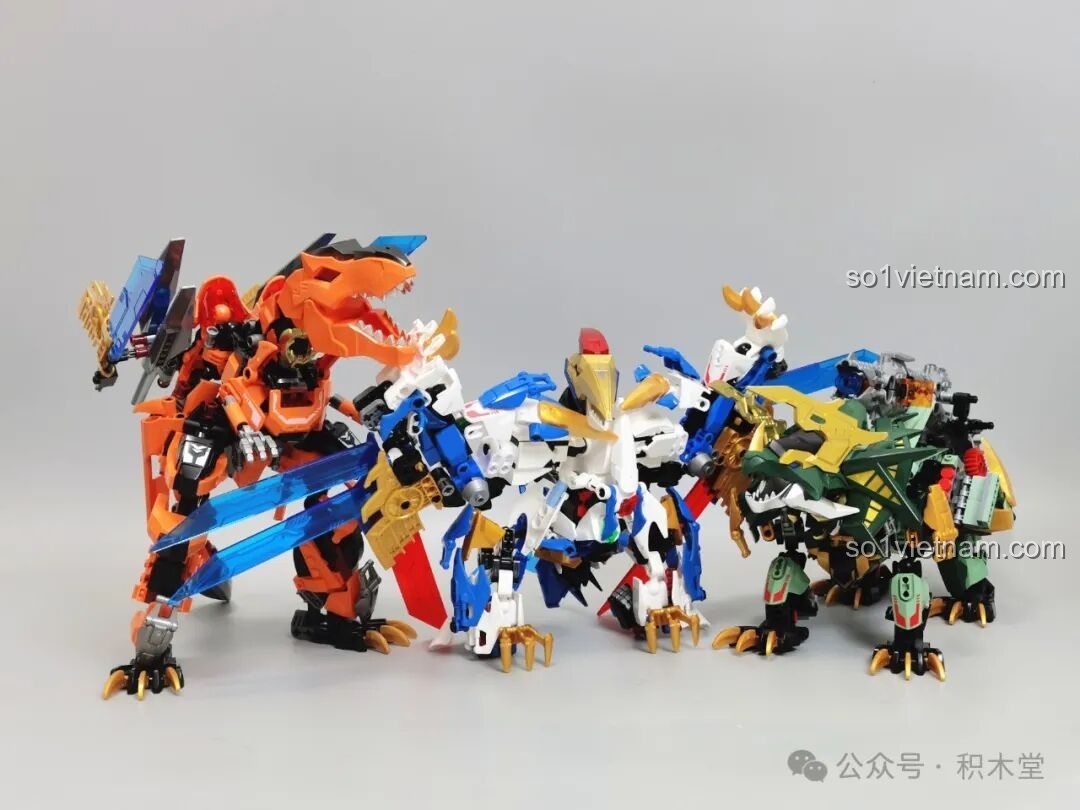 Khủng long F5 A0007 dạng đứng với vũ khí