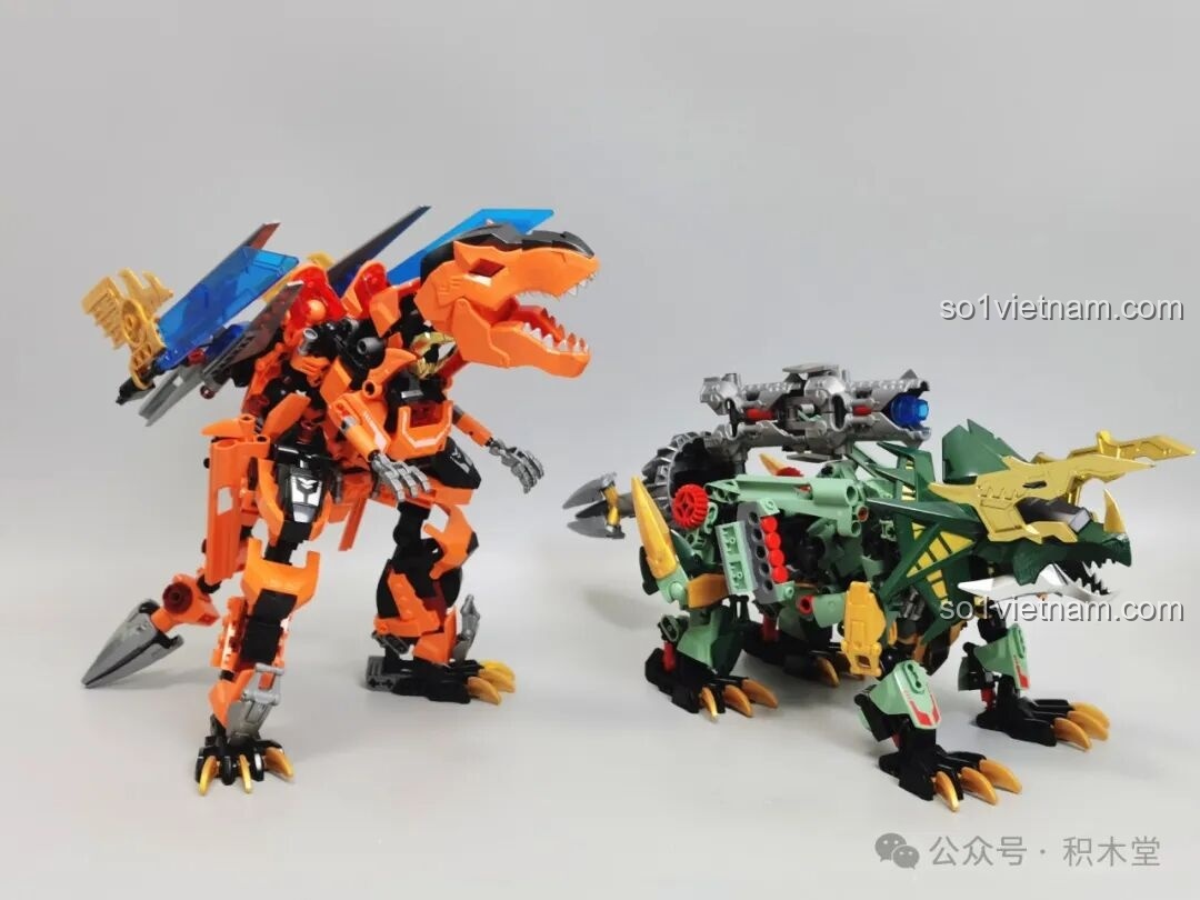 Khủng long F5 A0007 dạng đứng với vũ khí