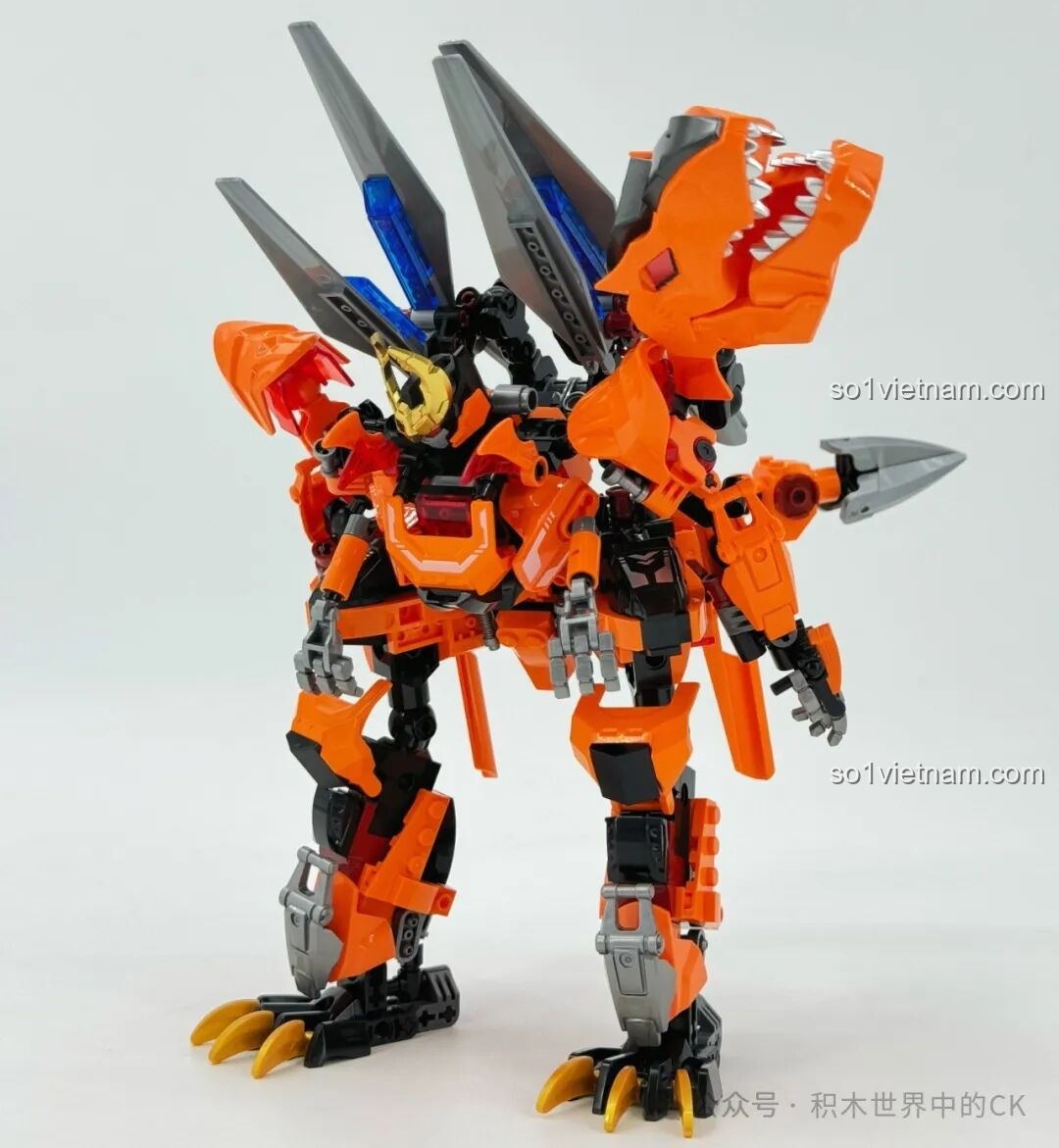 Quá trình biến hình F5-A0007 từ robot sang khủng long