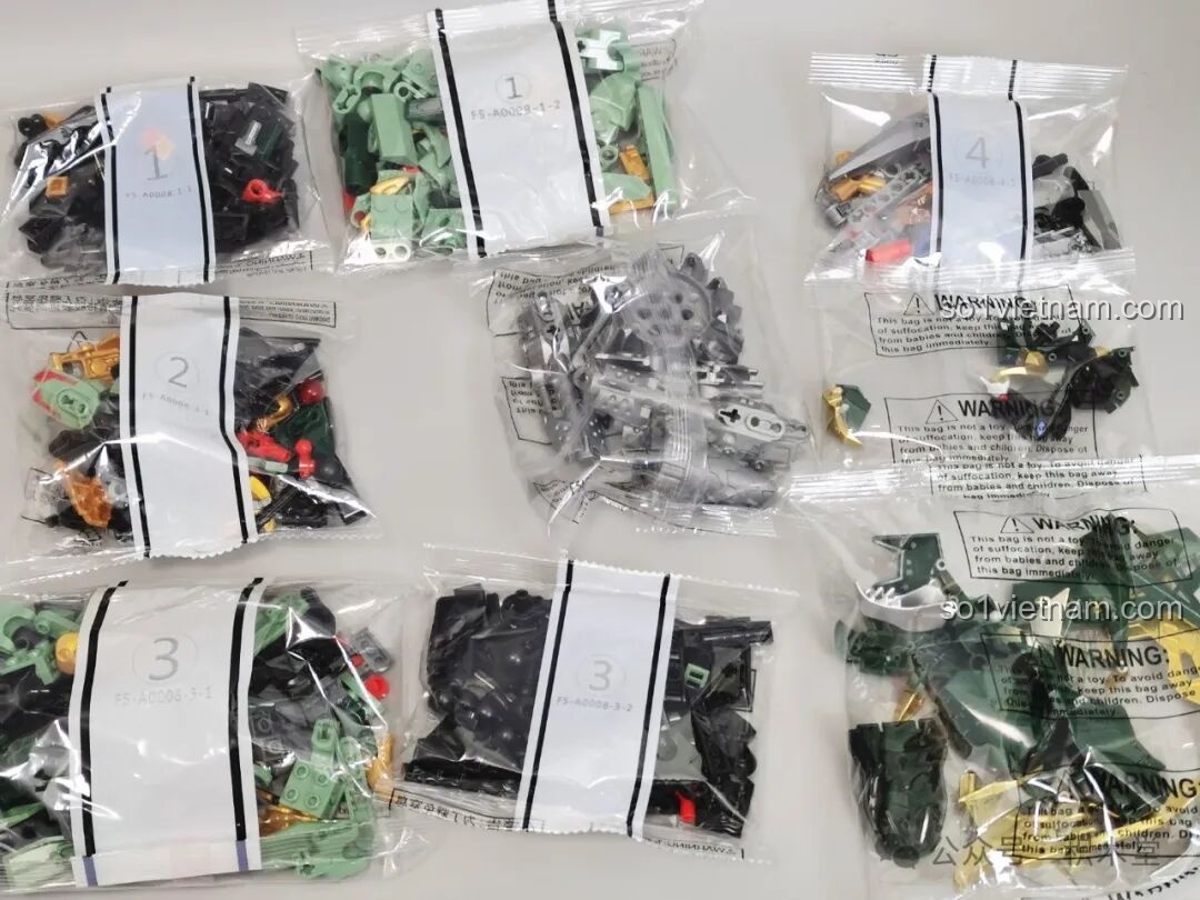 Mô hình F5 A0007 Tyrannosaurus Rex dạng cơ giáp với tất cả các phụ kiện và các phụ kiện khác