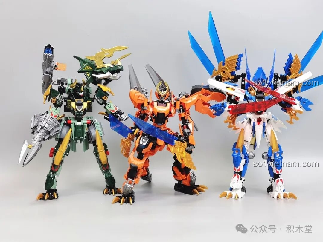 Mô hình F5 A0009 Pterosaur dạng cơ giáp cầm vũ khí lớn, cánh và đầu khủng long