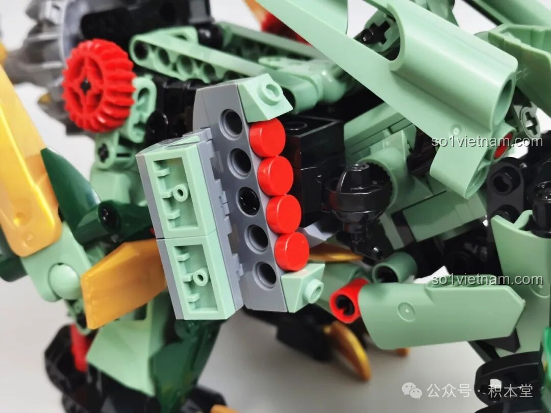 Mô hình F5 A0009 Pterosaur dạng khủng long với cánh, đầu khủng long, các chi tiết trên hộp, hướng dẫn lắp ráp, các mô hình khác, bộ phận của F5 A0007, bộ phận của F5 A0008 và các chi tiết tinh xảo