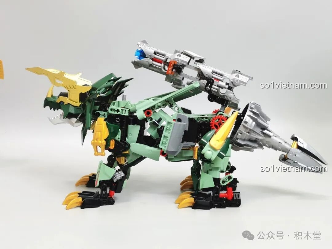 Mô hình F5 A0009 Pterosaur dạng khủng long với cánh, đầu khủng long, các chi tiết trên hộp, hướng dẫn lắp ráp và các mô hình khác