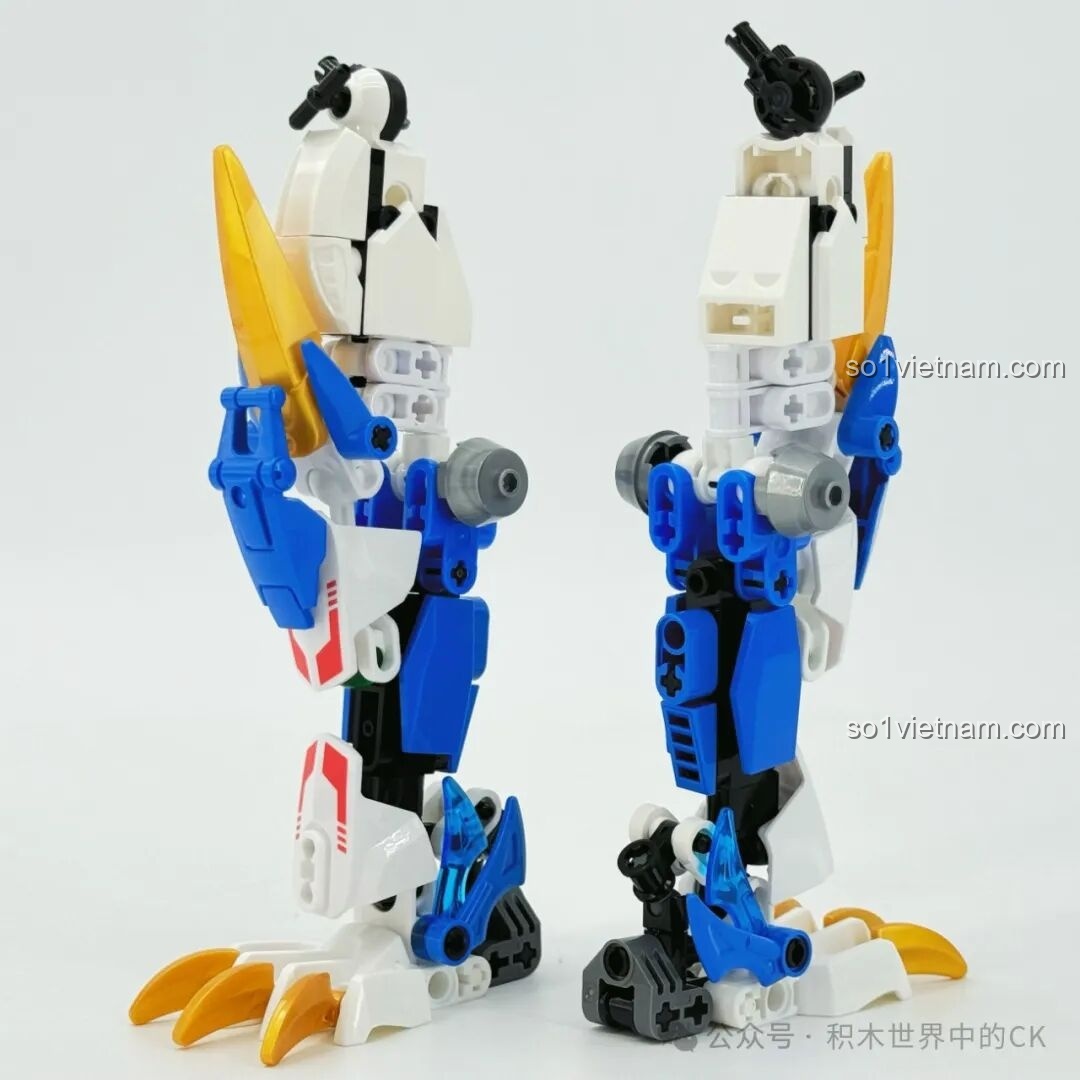 Phần chân của robot F5 Cơ Giáp Biến Hình Pterosaur F5-A0009 ở dạng Cơ Giáp.