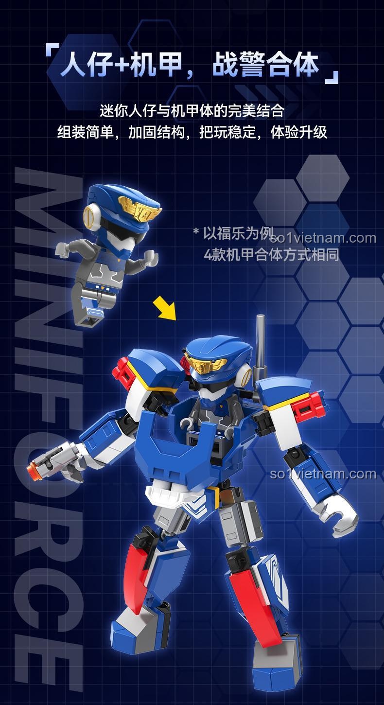 Chi tiết robot đỏ F5-G0002-2