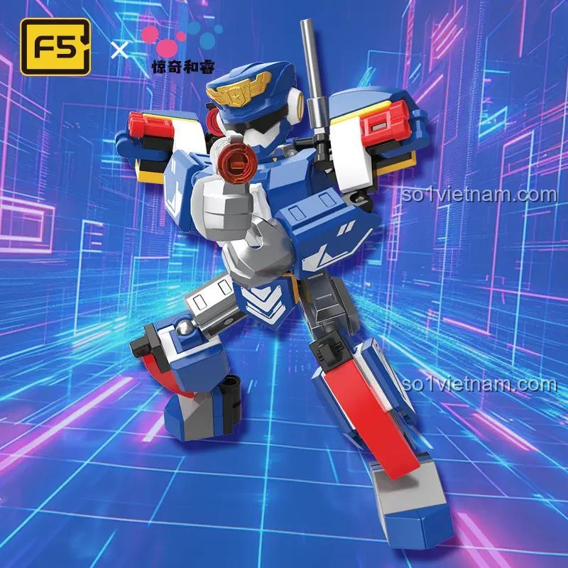 F5 F5-G0002-1 Robot biến hình màu đỏ cho bé trai 6 tuổi