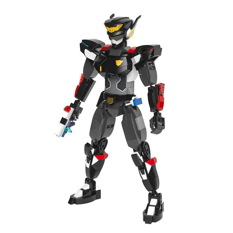 Robot Lôi Chiến F5 Miniforce, bộ lắp ghép robot hành động cho bé trai 6 tuổi, khớp nối linh hoạt, vũ khí tháo lắp