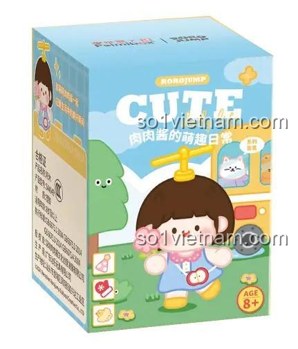 Hộp sản phẩm ROROJUMP - Bộ Sưu Tập Cuộc Sống Hàng Ngày Của Rou Rou Jiang, Feimibox, blind box, đồ chơi mô hình, hộp quà bí ẩn, 6 mẫu nhân vật dễ thương, cho bé gái 8 tuổi