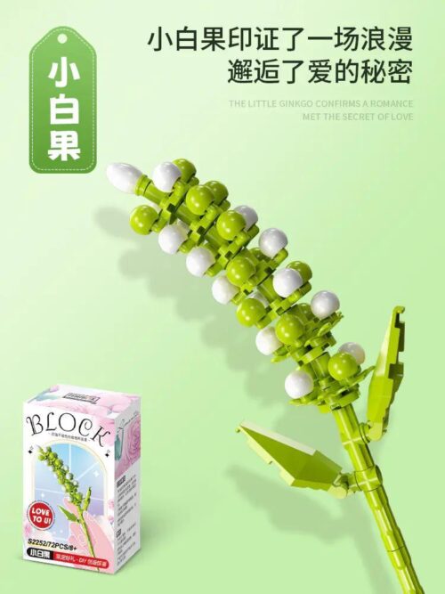 Mô hình Hoa Tiểu Bạch Quả Femibox S2252 72 mảnh ghép cho bé gái 8 tuổi