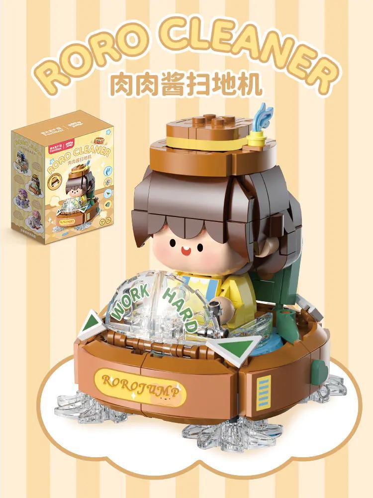 Bộ lắp ghép Roro Cleaner Femibox S2302 đáng yêu, đồ chơi lắp ghép cho bé gái 6 tuổi giá tốt