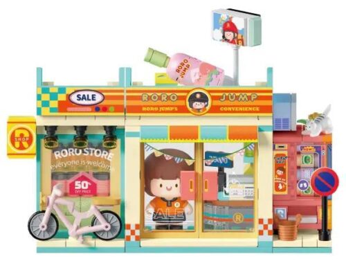 Femibox S2304 Cửa hàng tiện lợi "Thịt" (Four Seasons Street View) - Mô hình lắp ráp cho bé gái 8 tuổi