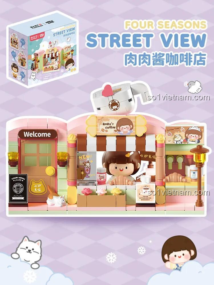 Hộp sản phẩm Femibox S2306 Quán Cà Phê Mùa Xuân Hạ Thu Đông