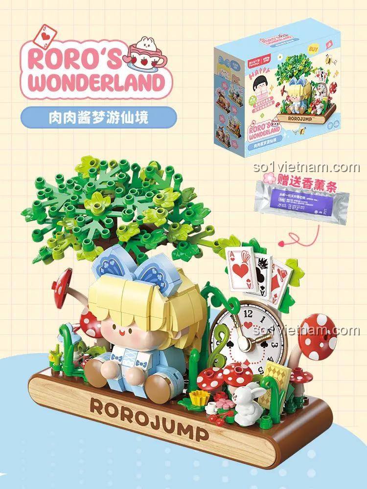Mô hình Roro's Wonderland Femibox S44039 bộ lắp ghép đồ chơi mô hình cho bé gái 8 tuổi