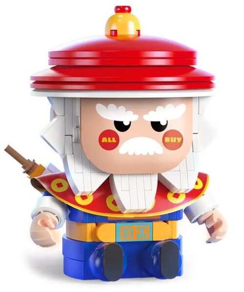 Femibox S44042 Quan Tri Tieu Meng Guan bộ đồ chơi mô hình để bàn trang trí cho bé 6 tuổi