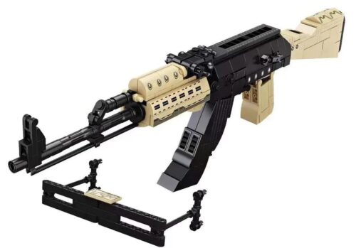 Bộ lắp ghép Súng AK47 Biến Hình Robot Chiến Đấu Forange FC1039, đồ chơi lắp ráp giá tốt cho bé trai 6 tuổi phát triển tư duy