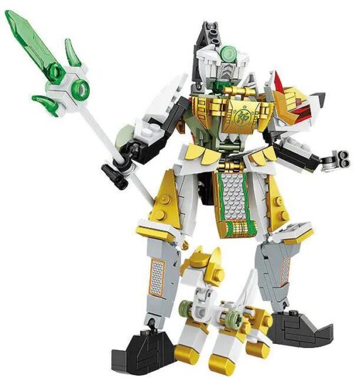 Mô hình Infinite Mech Dương Tiễn Nhị Lang Thần Forange FC1510 với vũ khí và thú cưng, đồ chơi lắp ghép cho bé trai 6 tuổi