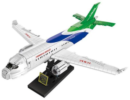 Bộ lắp ghép Máy bay chở khách Forange FC6008, đồ chơi mô hình Mô hình máy bay lớn, giá tốt cho bé trai 6 tuổi