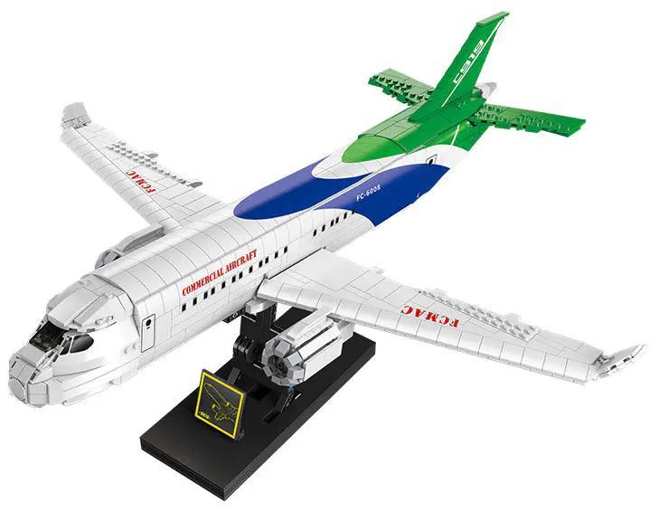 Bộ lắp ghép Máy bay chở khách Forange FC6008, đồ chơi mô hình Mô hình máy bay lớn, giá tốt cho bé trai 6 tuổi