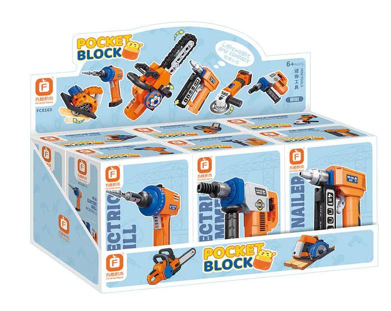 Hộp bộ đồ chơi Forange FC8163 Bộ 6 Món Dụng Cụ Mini Mô Phỏng 687 mảnh