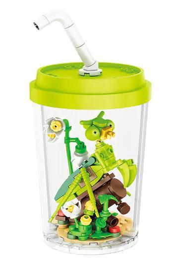 Forange FC8323 Bộ lắp ghép Bọ Ngựa Mantis trong cốc nước, đồ chơi sáng tạo cho bé 6 tuổi, Tương thích LEGO®, 123 chi tiết, lắp được 3 mẫu