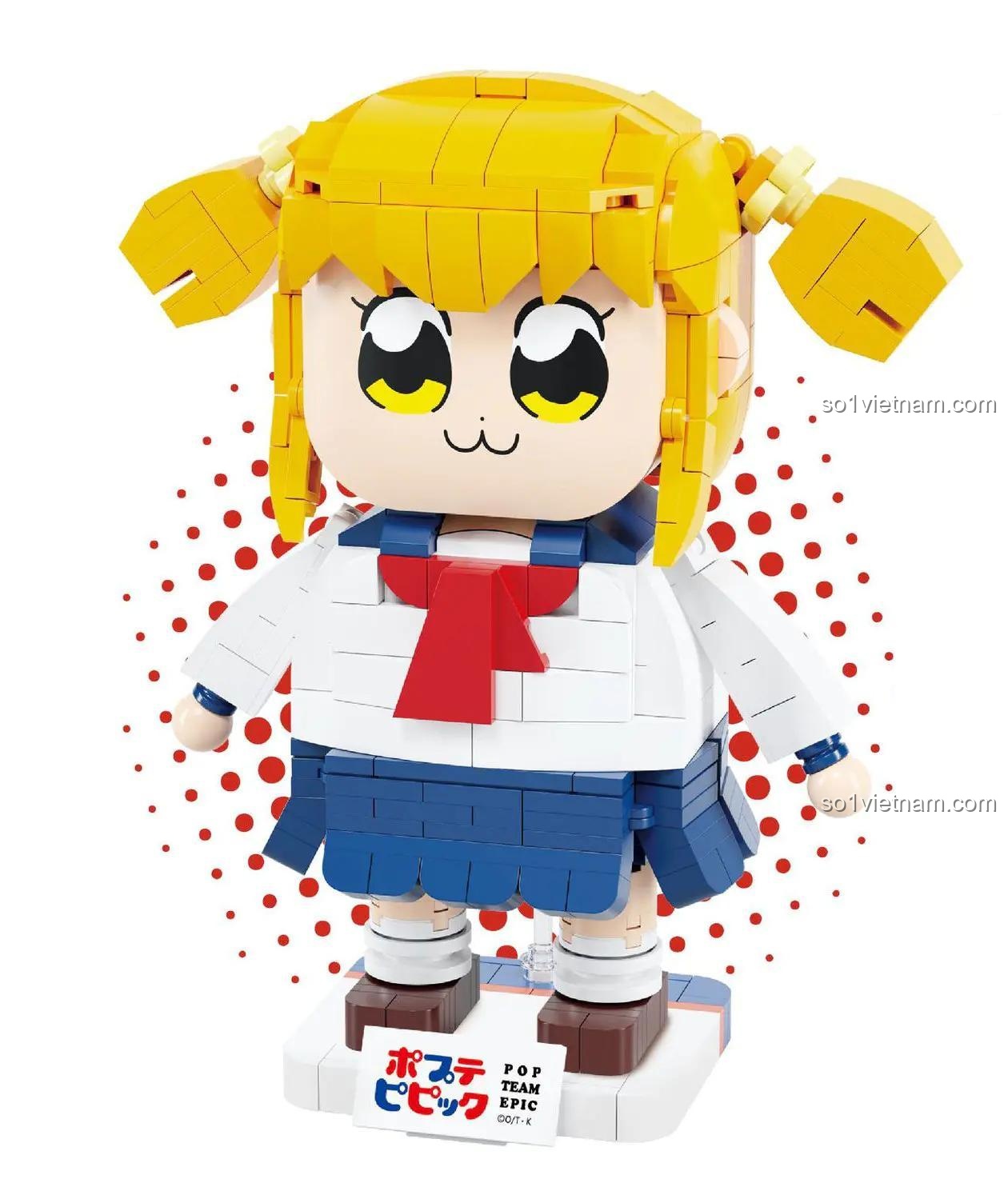 Mô hình POP子 bằng khối lắp ghép chi tiết, nhân vật hoạt hình, FUNIFY W8001, phù hợp cho bé gái 14 tuổi