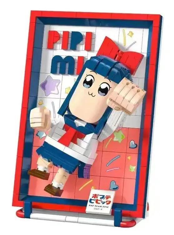 Mô hình 3D PipiMiku FUNIFY W8007, đồ chơi lắp ghép nhân vật hoạt hình Nhật Bản, phù hợp cho bé gái 6 tuổi, sáng tạo, khéo léo