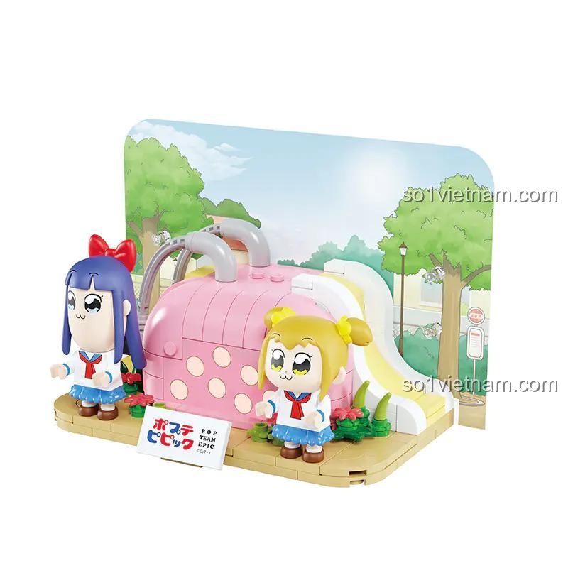 Mô hình mini scene Công viên trẻ em Pop Team Epic FUNIFY W8010