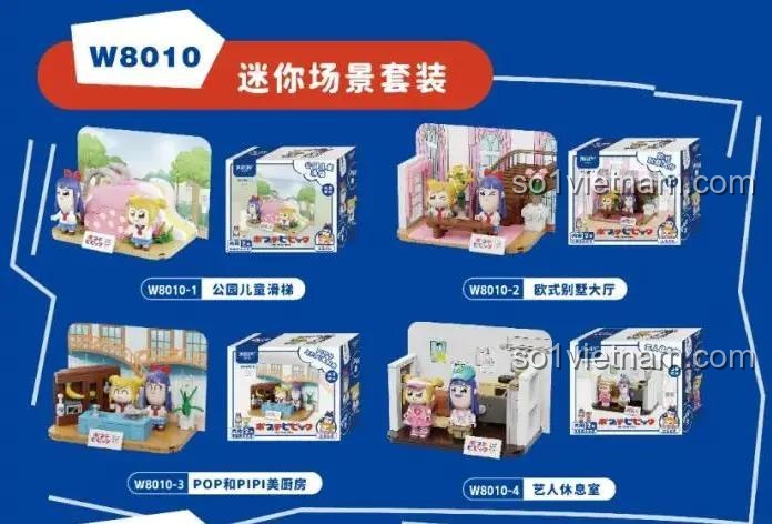 Các mô hình mini scene Pop Team Epic FUNIFY W8010