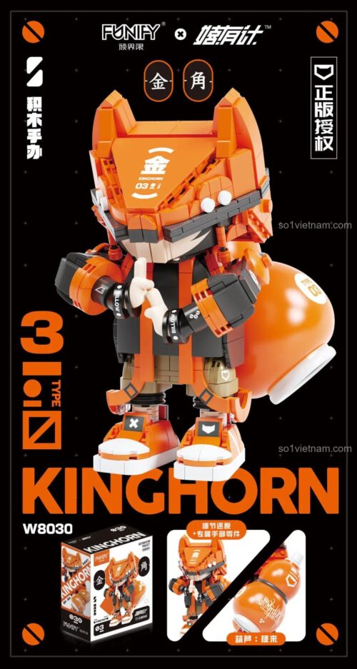 Mô hình Kinghorn FUNIFY W8030 nhìn từ phía trước