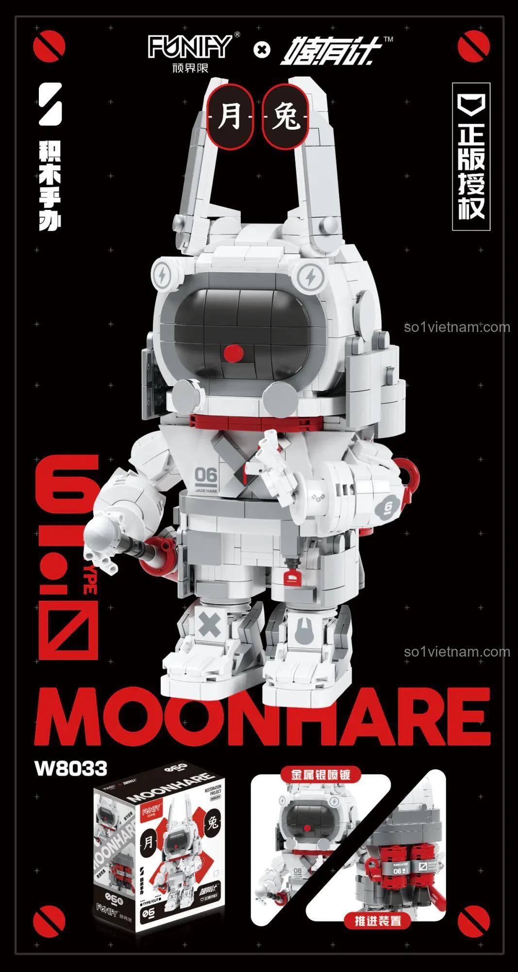 Mô hình Moonhare W8033 sau khi lắp ráp