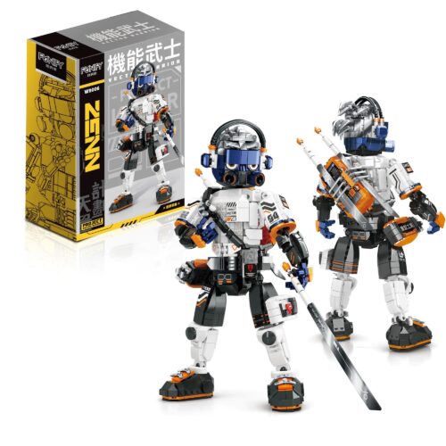 Bộ lắp ghép Chiến Binh Cơ Khí ZENN FUNIFY W9006 giá tốt, mô hình robot chiến binh tương lai phong cách cyberpunk cho con trai 6 tuổi, chất lượng cao.
