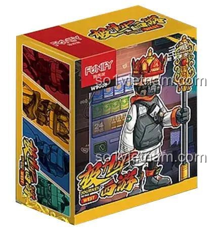 Hộp đồ chơi mô hình FUNIFY W9008 Tam Tạng Cyberpunk, thiết kế hộp bắt mắt, món quà tuyệt vời cho bé trai 8 tuổi, giá rẻ