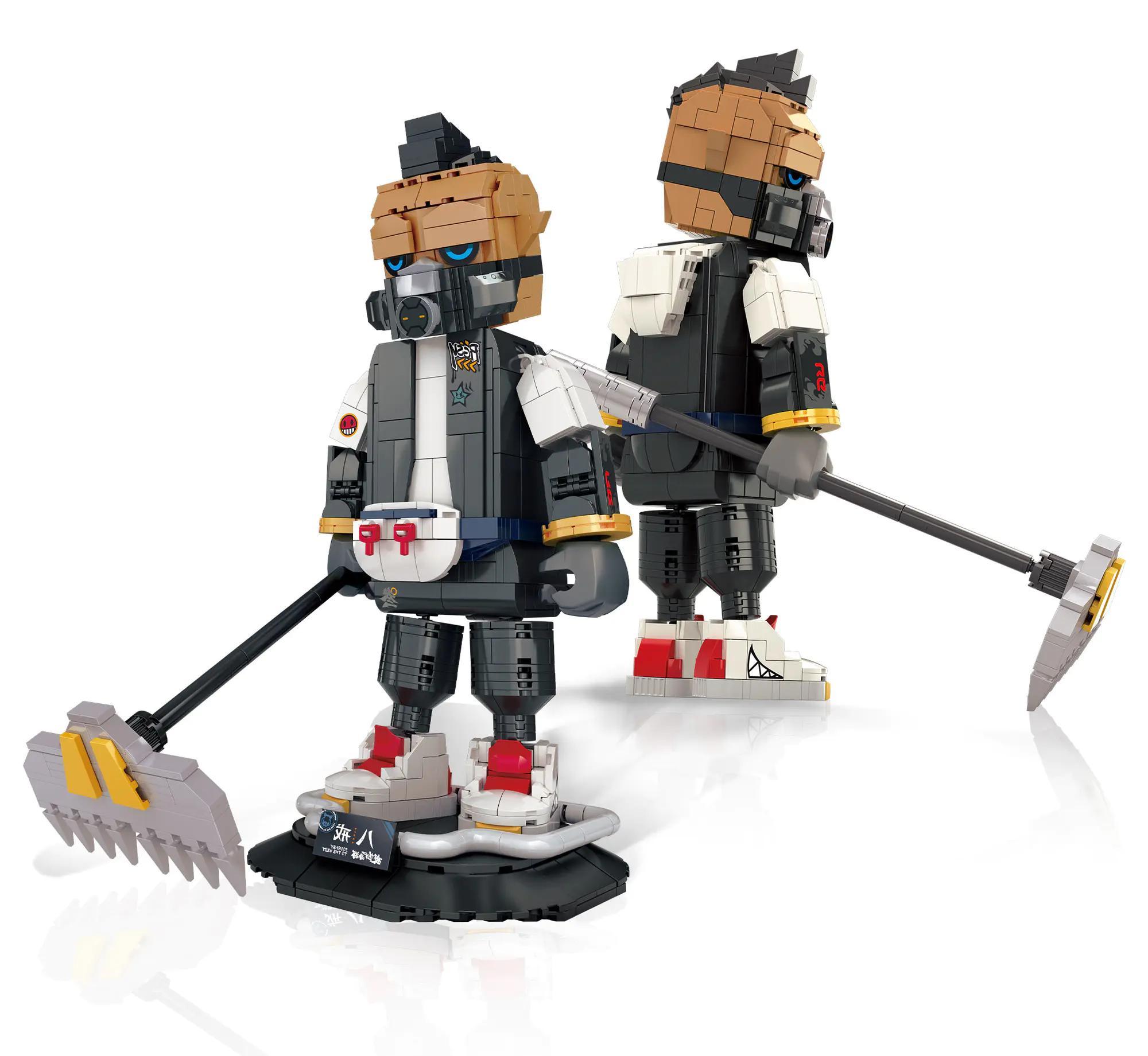 Bộ lắp ghép Bát Giới Cyberpunk FUNIFY W9009, mô hình trưng bày độc đáo cho bé trai 8 tuổi, phong cách hiện đại, giá tốt.