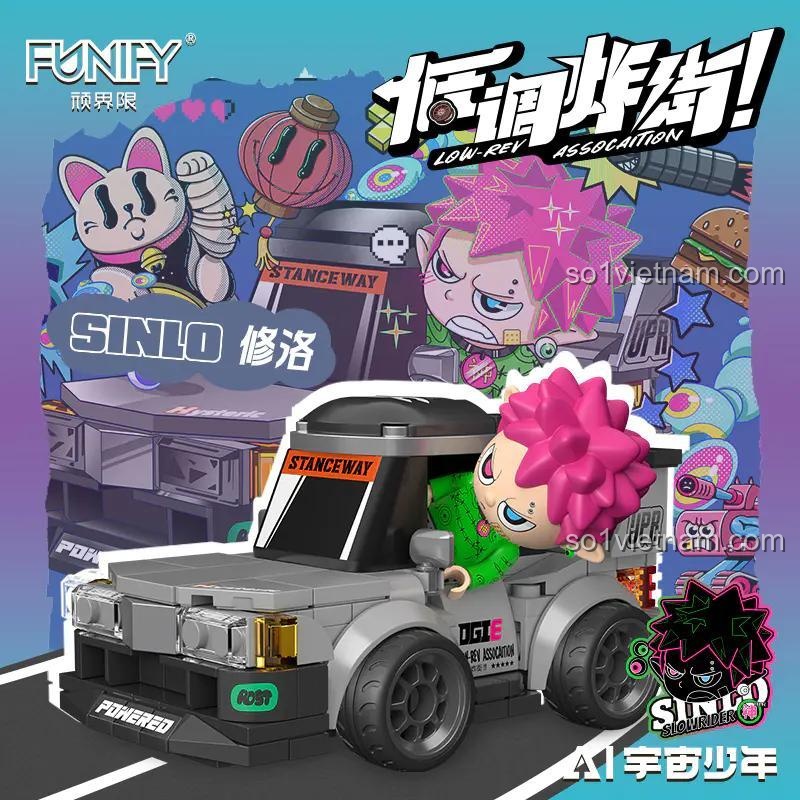 FUNIFY W9024 AI 宇宙少年 Bộ lắp ghép xe SINLO 修洛