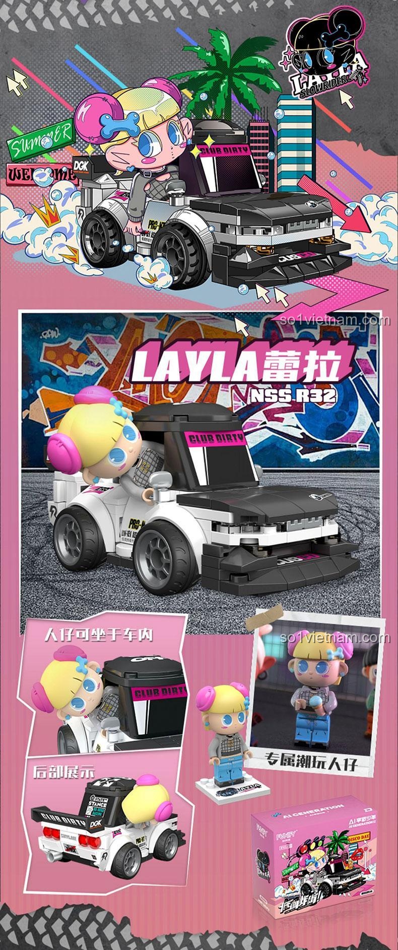 FUNIFY W9024 AI 宇宙少年 Xe LAYLA 蕾拉 lắp ráp