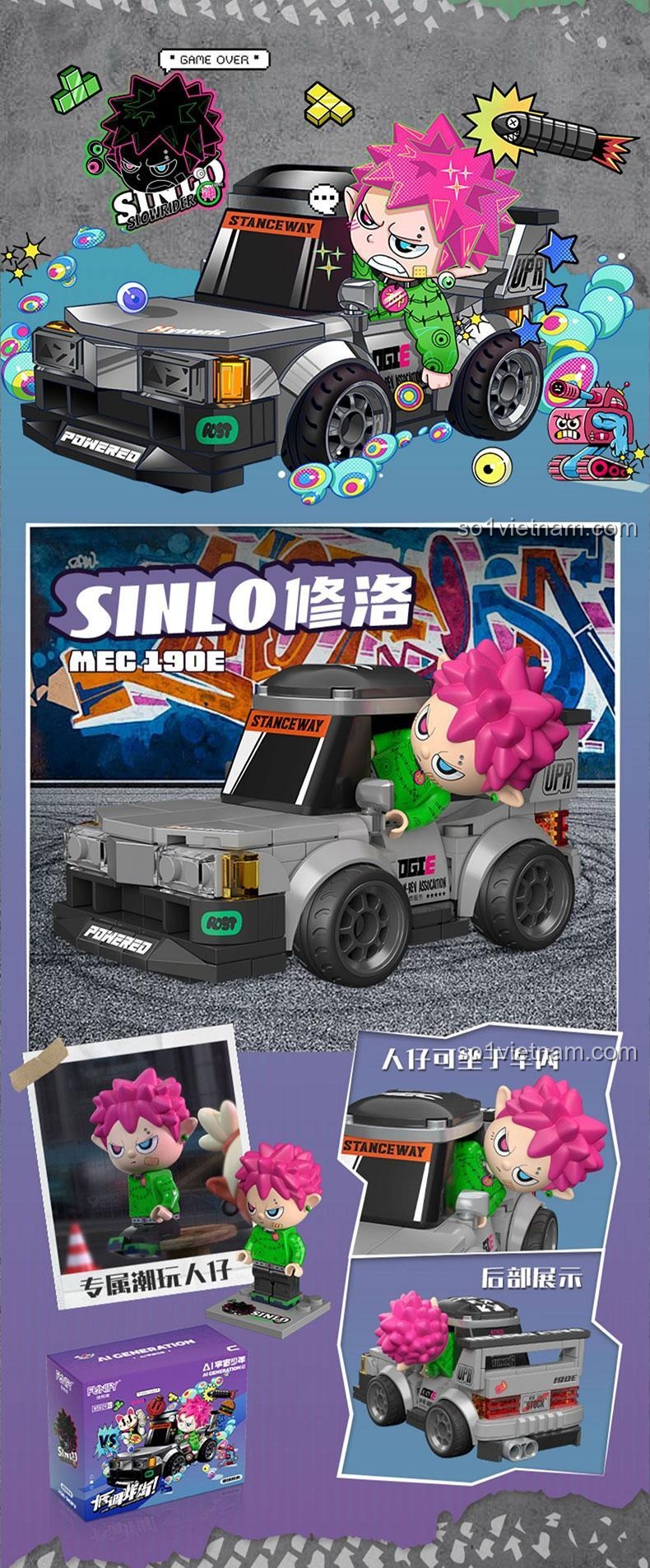 FUNIFY W9024 AI 宇宙少年 Xe SINLO 修洛 lắp ráp